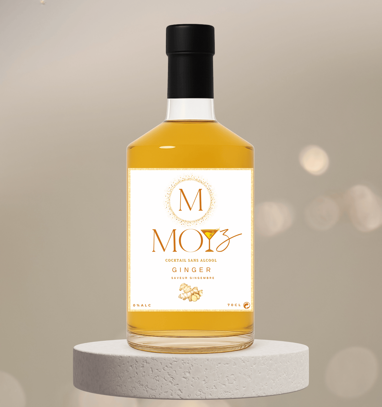 🔥 GINGER SANS ALCOOL – Cocktail de Gingembre Artisanal sans alcool | Intensité & Saveurs Épicées